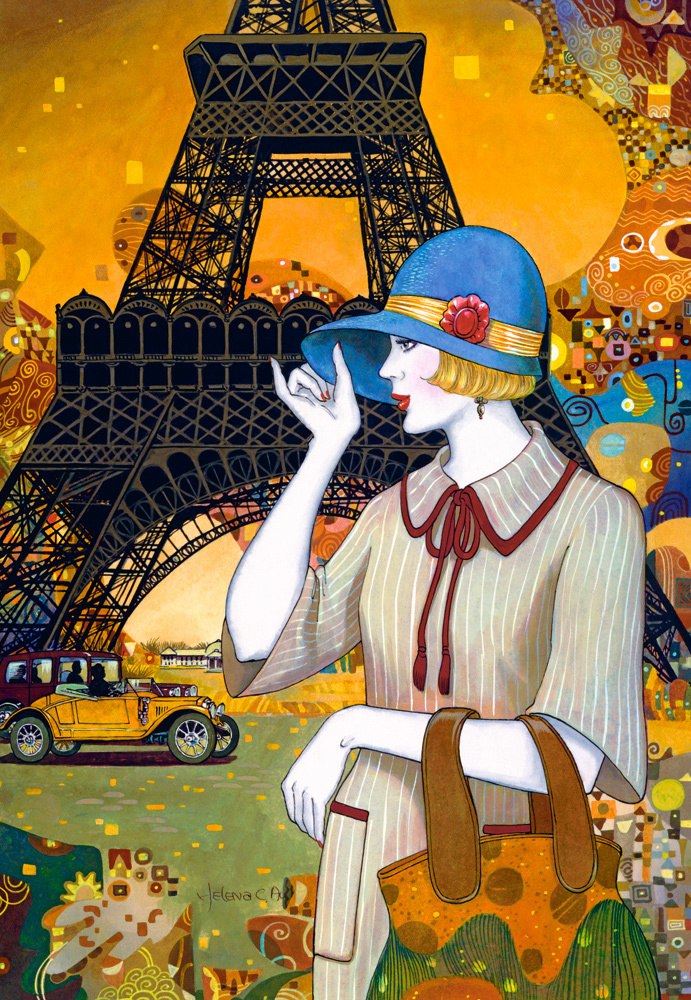 Paris Street - 1000pc Jigsaw Puzzle By Castorland