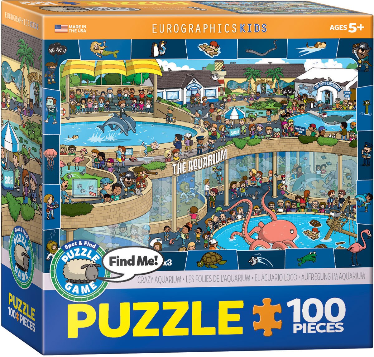 Crazy Aquarium - 100pc Jigsaw Puzzle by Eurographics