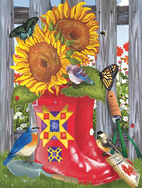 Summer Galoshes - 500pc Jigsaw Puzzle By Sunsout  			  					NEW