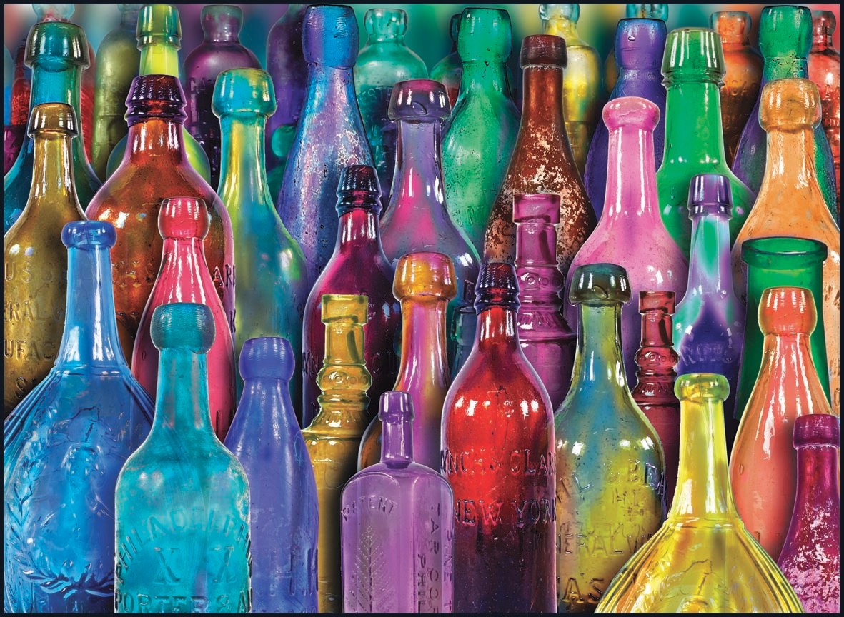 Colorful Glass - 1000pc Jigsaw Puzzle by Anatolian