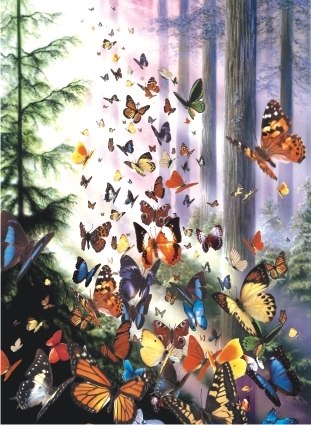 Butterfly Woods - 1000pc Jigsaw Puzzle by Anatolian