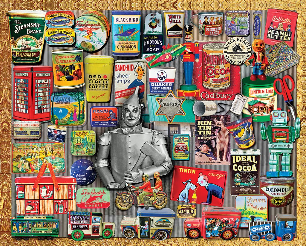 Tin Treasures - 1000pc Jigsaw Puzzle By White Mountain