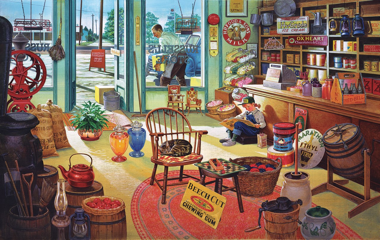 Russel's General Store - 550pc Jigsaw Puzzle By Sunsout