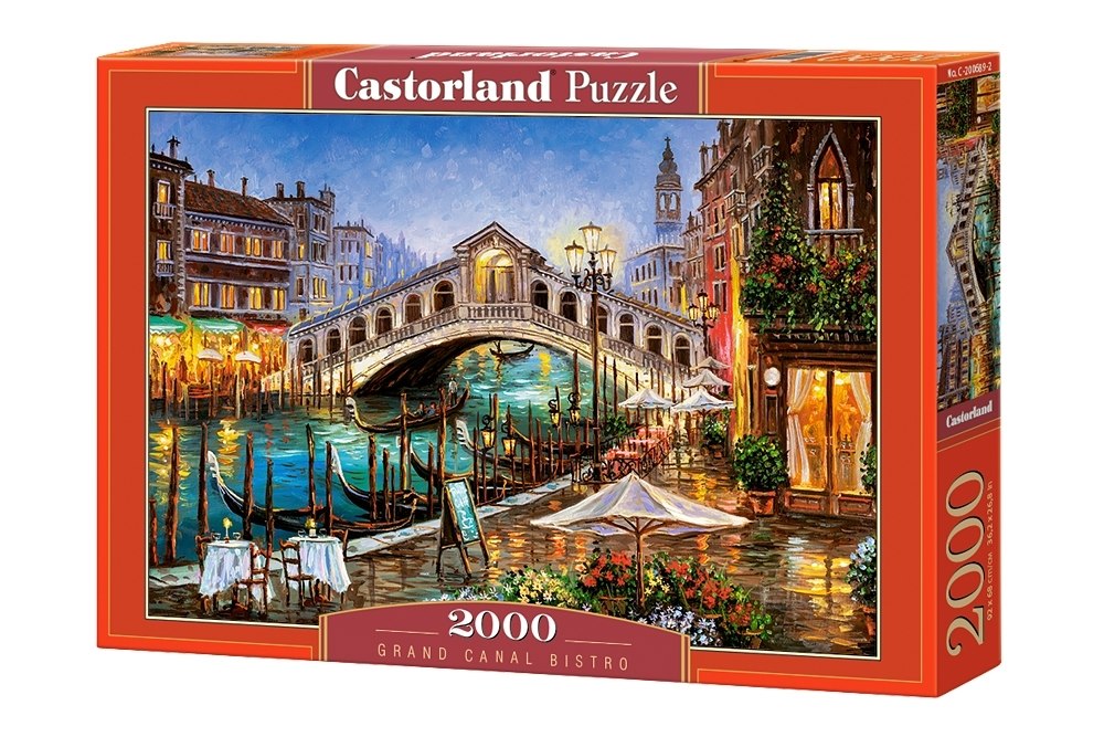 Grand Canal Bistro - 2000pc Jigsaw Puzzle By Castorland  			  					NEW - image 1