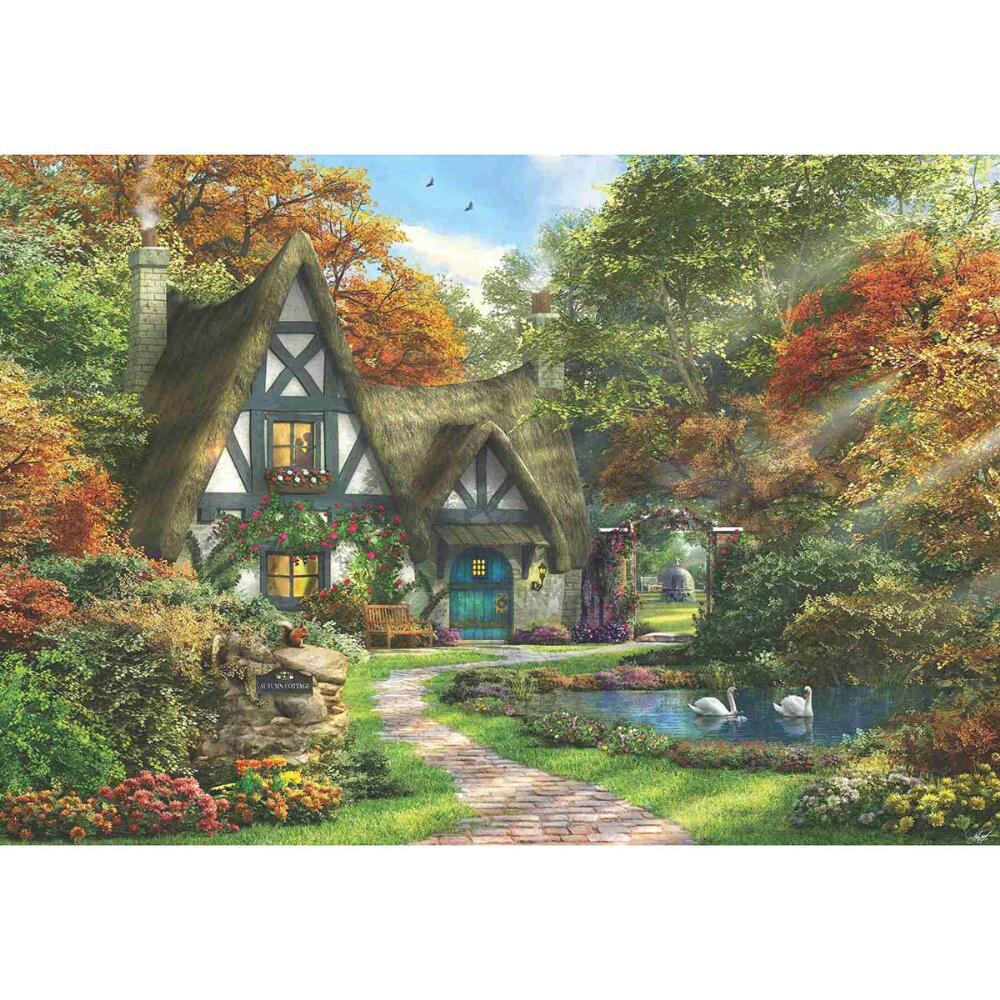 The Autumn Cottage - 2000pc Jigsaw Puzzle by Anatolian