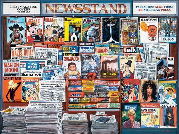Ken Keeley: Great Magazine Covers - 1000pc Jigsaw Puzzle by Ceaco  			  					NEW