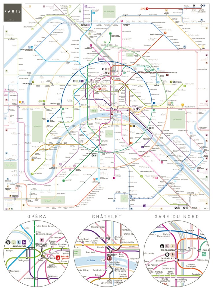 Paris Metro - 500pc Jigsaw Puzzle by Aquarius  			  					NEW - image 1