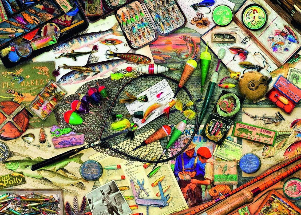 Fishing Fun - 1000pc Jigsaw Puzzle by Ravensburger  			  					NEW