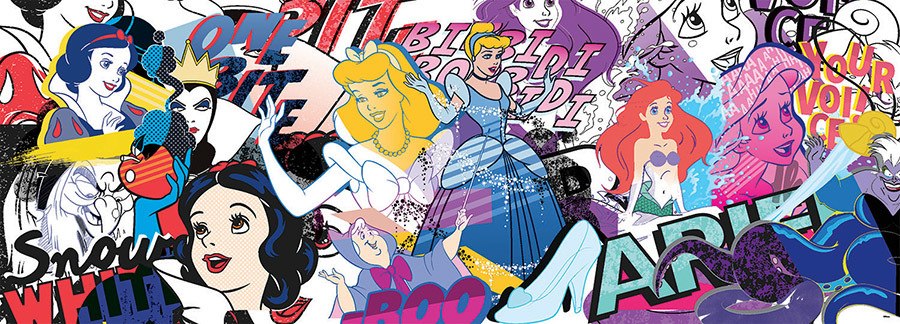 Disney: Pop Art Princess - 700pc Panoramic Jigsaw Puzzle by Ceaco