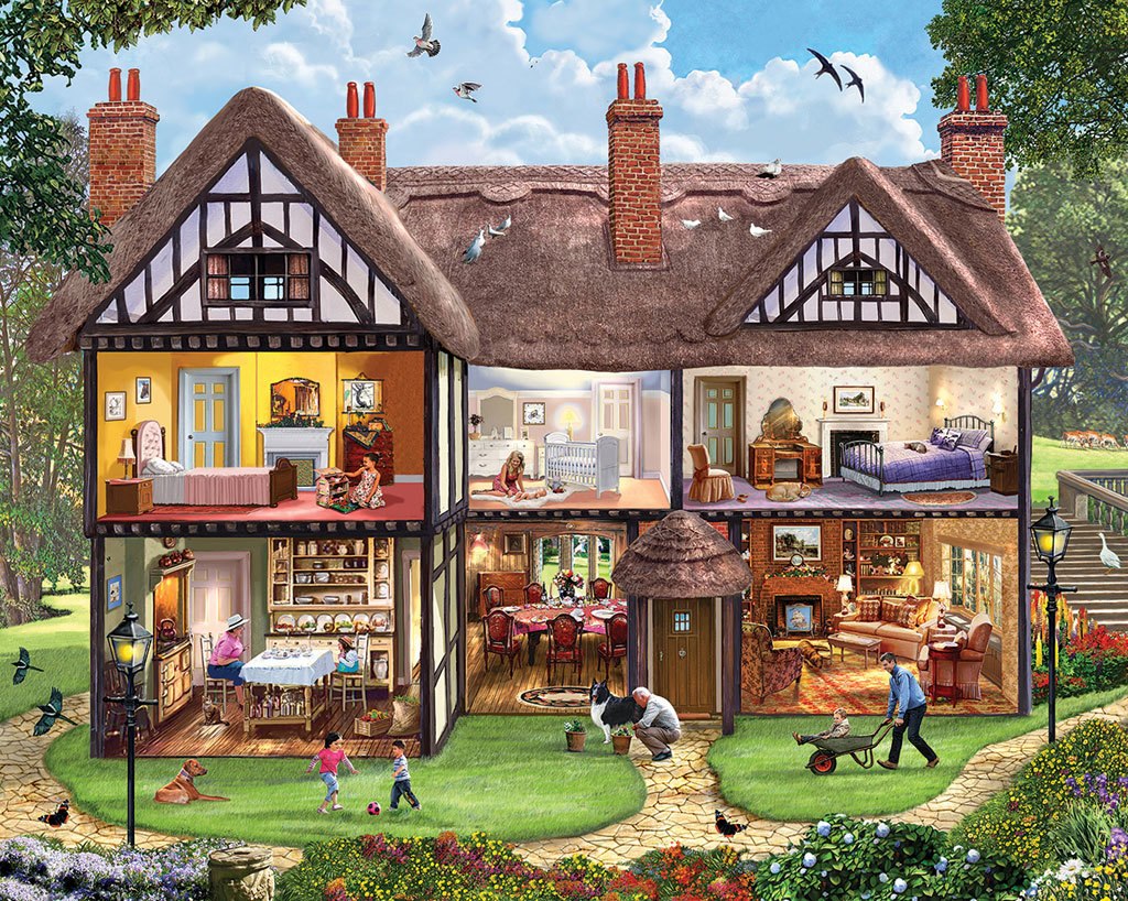 Summer House - 1000pc Jigsaw Puzzle by White Mountain