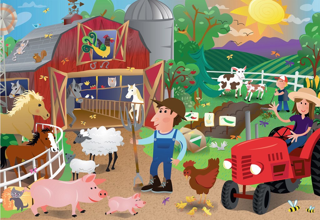 Farm Mania - 24pc Super Sized Jigsaw Floor Puzzle By Ravensburger
