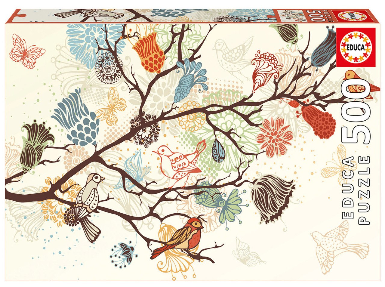 Floral Composition - 500pc Jigsaw Puzzle by Educa  			  					NEW - image 1