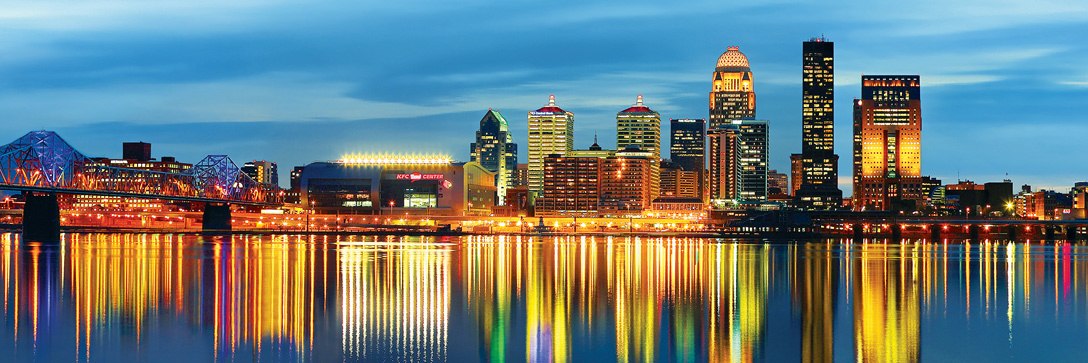 Cityscape: Louisville - 1000pc Panoramic Jigsaw Puzzle by Masterpieces