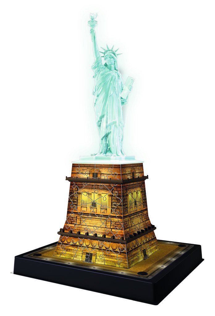 Statue of Liberty: Night Edition - 106pc 3D Jigsaw Puzzle By Ravensburger