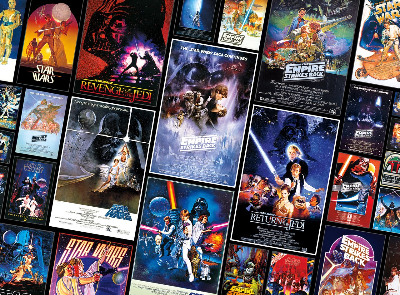 Star Wars: Original Trilogy Posters - 1000pc Jigsaw Puzzle By Buffalo Games