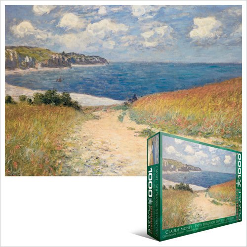 Monet: Path Through the Wheat Fields - 1000pc Jigsaw Puzzle by Eurographics