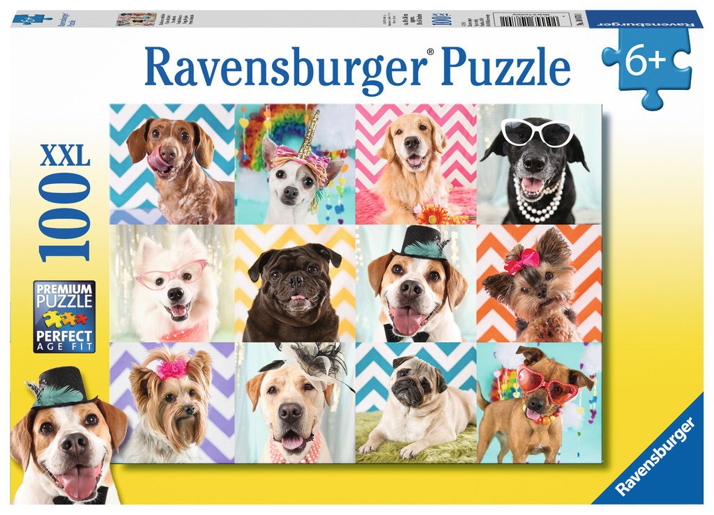 Doggy Disguise - 100pc Jigsaw Puzzle by Ravensburger  			  					NEW - image 1