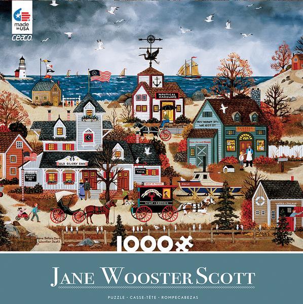 Jane Wooster Scott: Home Before Dark - 1000pc Jigsaw Puzzle by Ceaco  			  					NEW - image 1