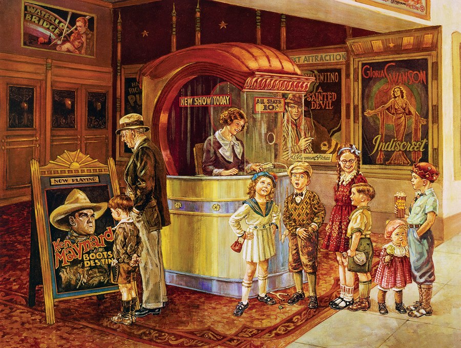 Saturday Matinee - 275pc Large Format Jigsaw Puzzle By Cobble Hill