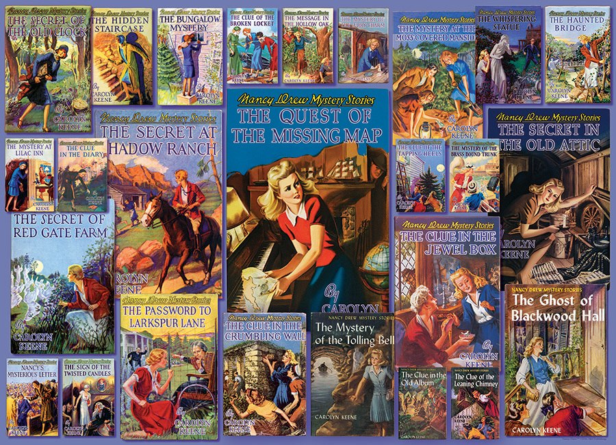 Nancy Drew: Vintage Nancy Drew - 1000pc Jigsaw Puzzle by Cobble Hill