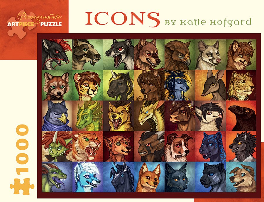 Hofgard: Icons - 1000pc Jigsaw Puzzle by Pomegranate  			  					NEW
