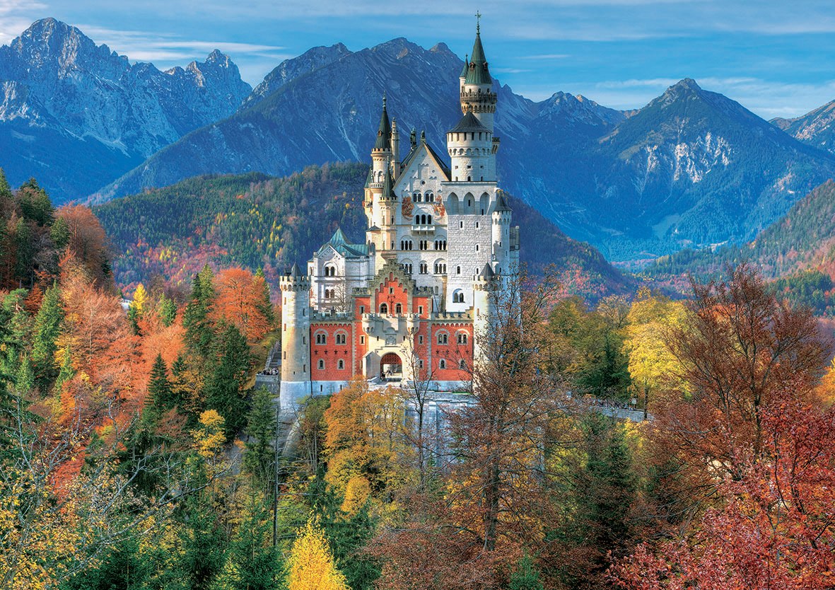 Neuschwanstein Castle - 300pc Large Format Jigsaw Puzzle by Educa