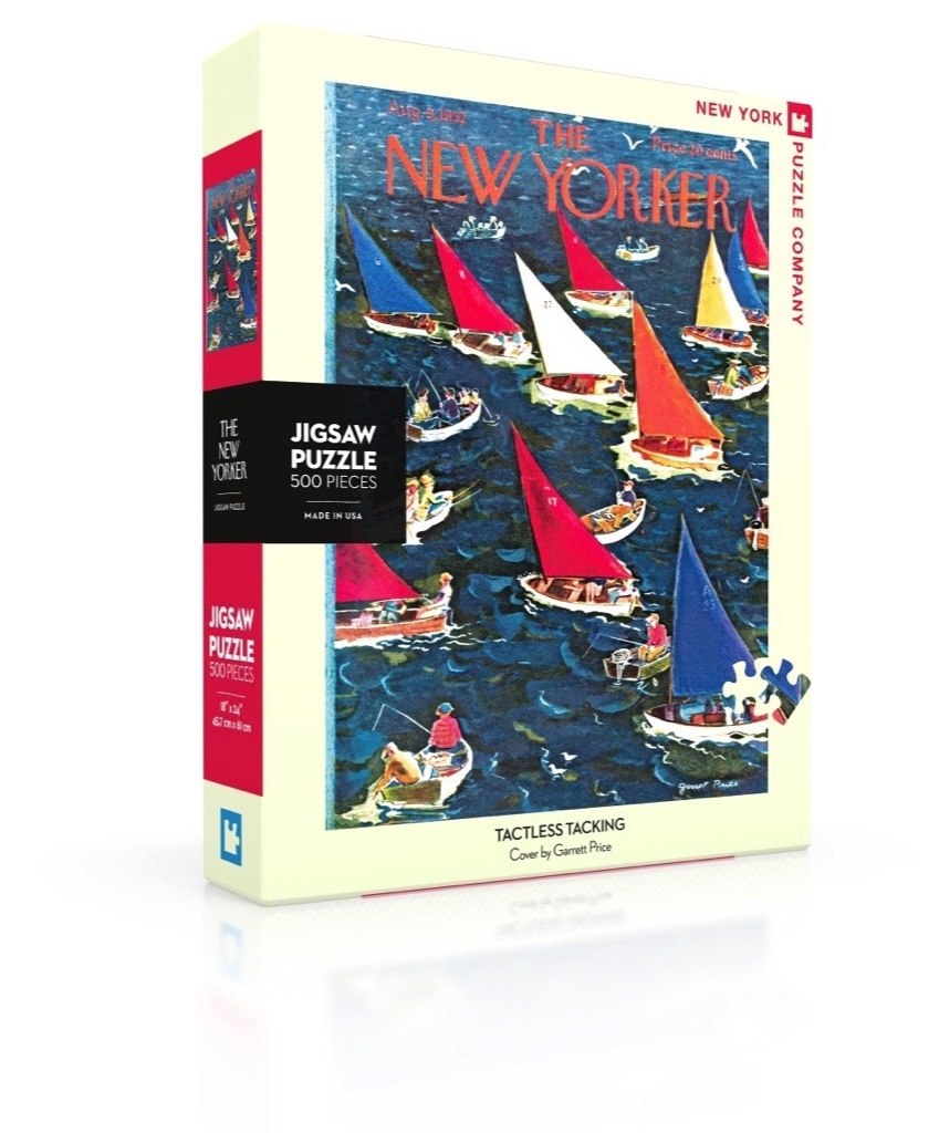 Tactless Tacking - 500pc Jigsaw Puzzle by New York Puzzle Company  			  					NEW