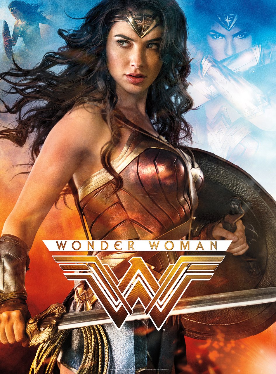 Wonder Woman - 1000pc Glow-in-the-Dark Jigsaw Puzzle By Buffalo Games