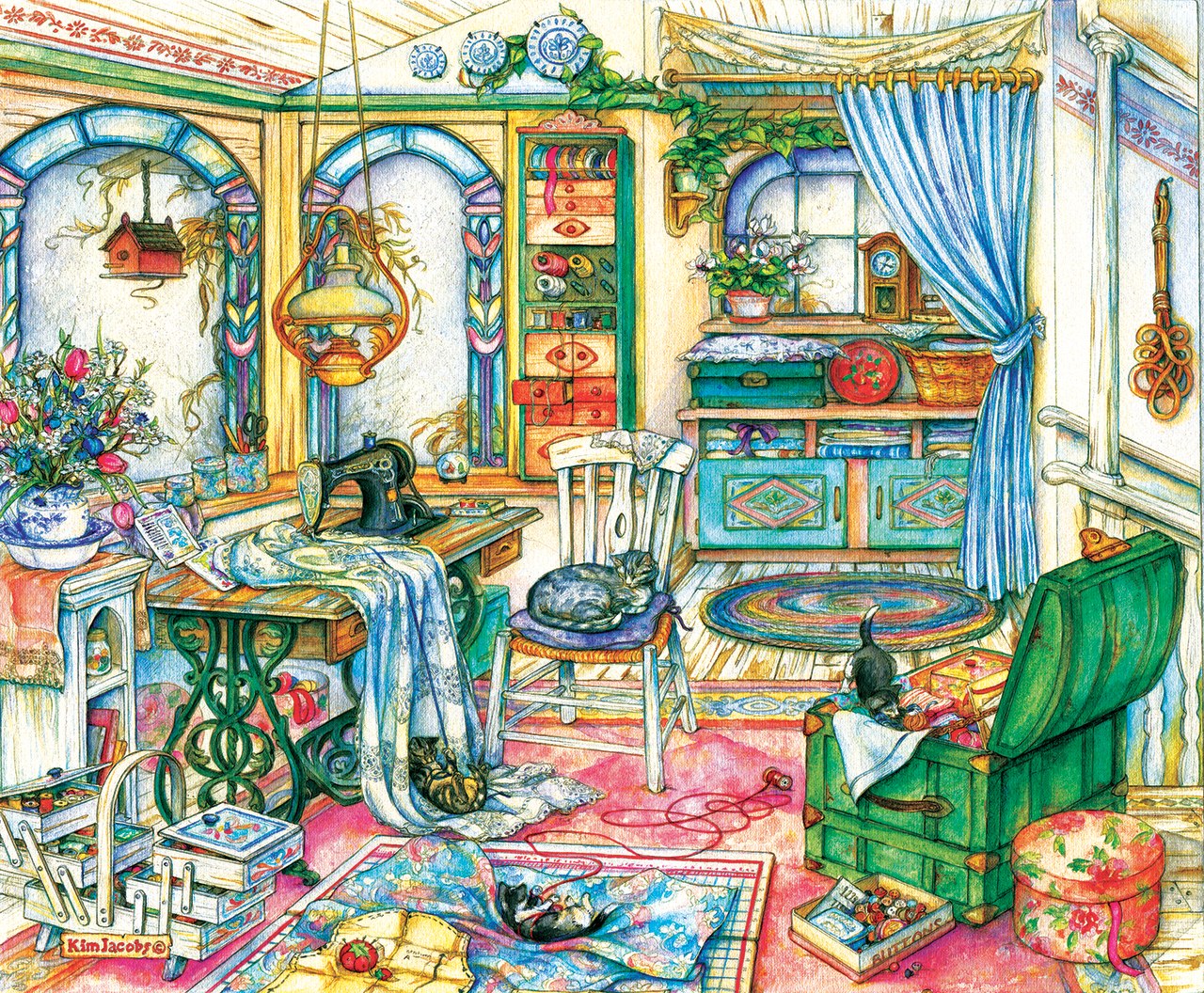 My Sewing Room - 1000pc Jigsaw Puzzle By Sunsout  			  					NEW