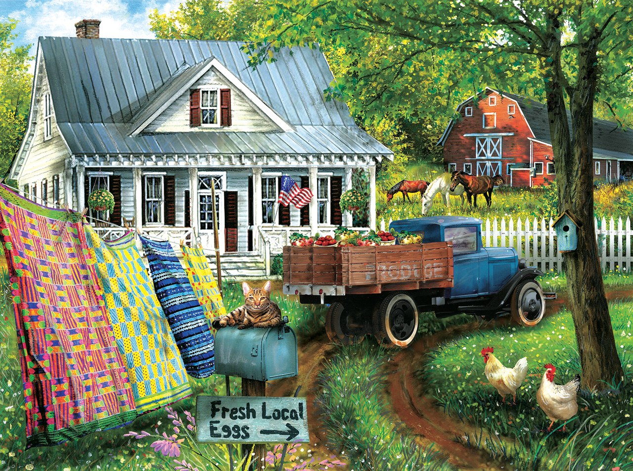 Countryside Living - 1000pc Jigsaw Puzzle By Sunsout  			  					NEW