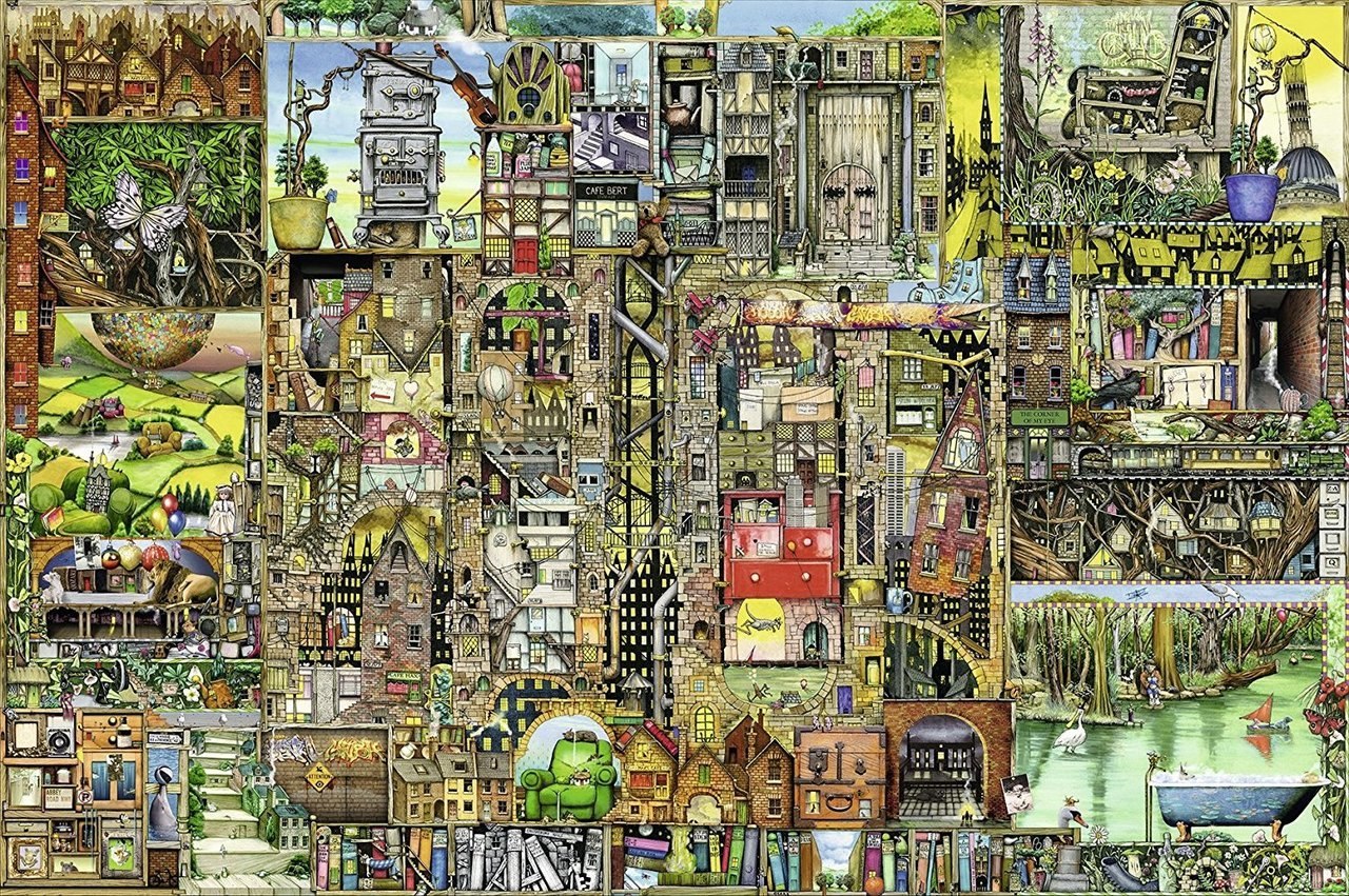 Colin Thompson: Bizarre Town - 5000pc Jigsaw Puzzle By Ravensburger