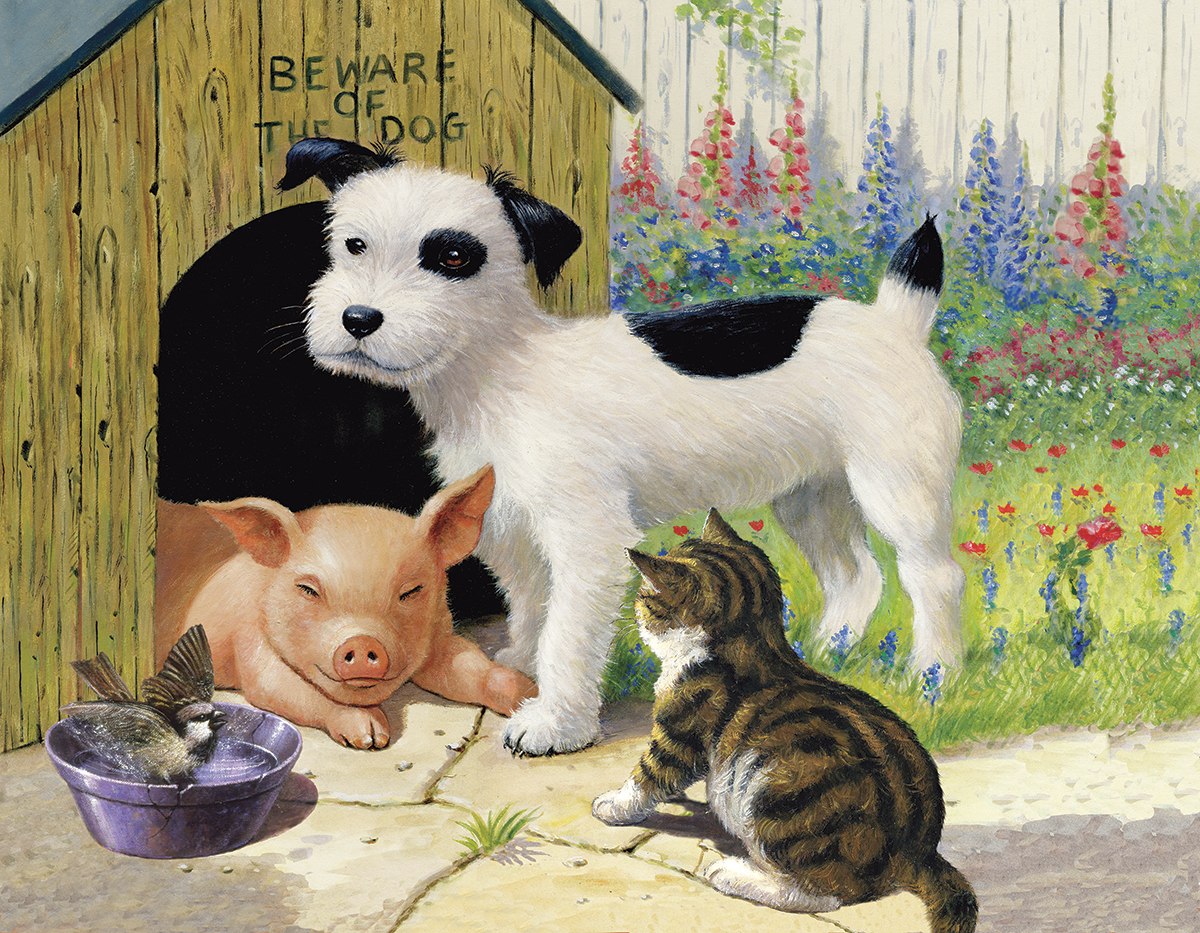 Unlikely Friends - 35pc Jigsaw Puzzle by Sunsout  			  					NEW