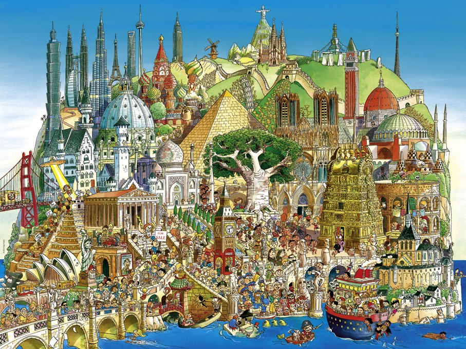 Prades: Global City - 1500pc Jigsaw Puzzle By Heye  			  					NEW