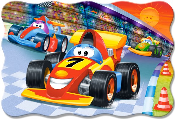 Racing Action - 20pc Jigsaw Puzzle By Castorland