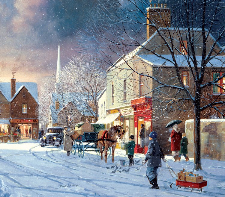 Street Scene - 300pc Jigsaw Puzzle By Sunsout