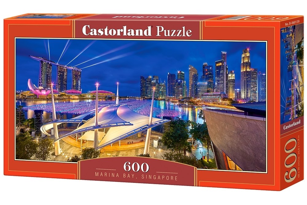 Marina Bay, Singapore - 600pc Jigsaw Puzzle By Castorland  			  					NEW - image 1