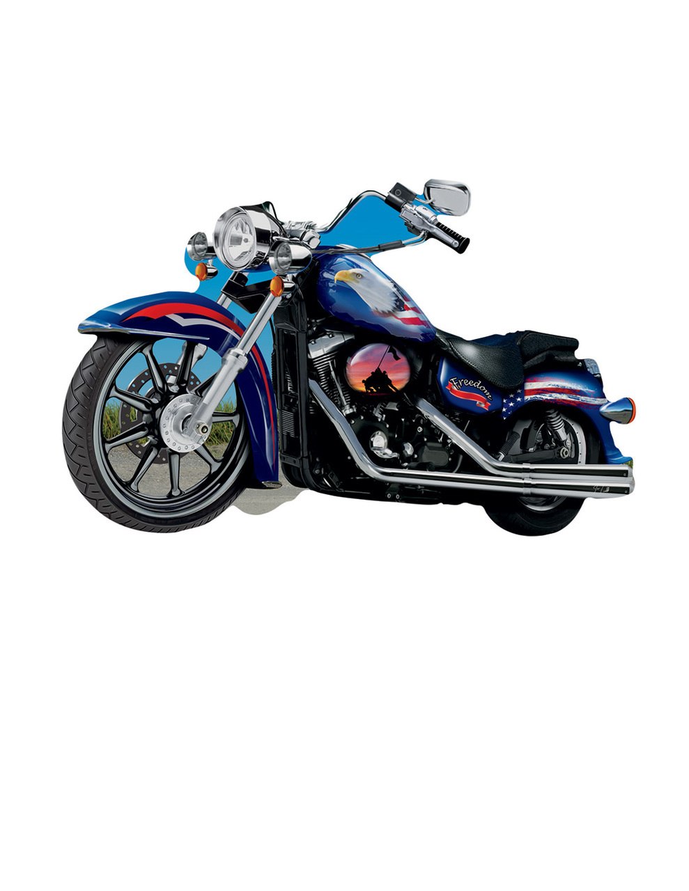 Freedom Cycle - 1000pc Shaped Jigsaw Puzzle by SunsOut