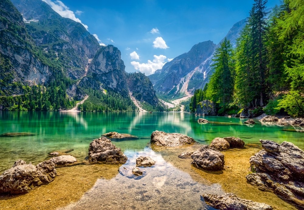 Heaven's Lake - 1000pc Jigsaw Puzzle By Castorland