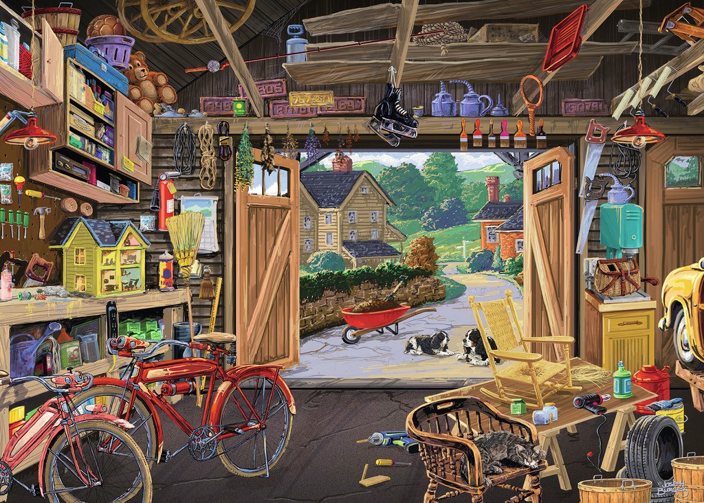 Grandpa's Garage - 300pc Large Format by Ravensburger