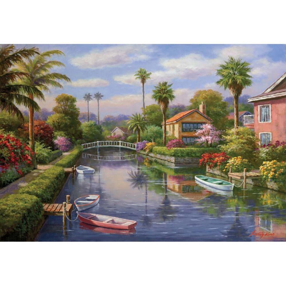 Private Docks I - 2000pc Jigsaw Puzzle by Anatolian