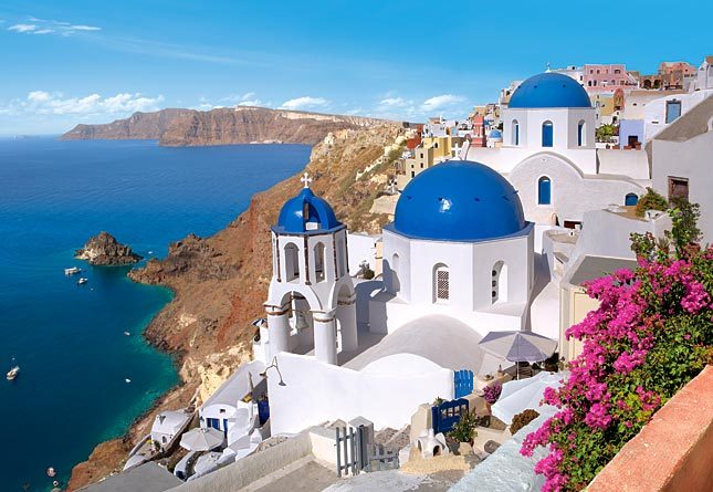 Santorini, Greece - 1500pc Jigsaw Puzzle by Castorland