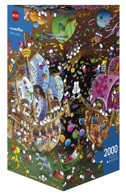 Mordillo: The Kiss - 2000pc Jigsaw Puzzle By Heye  			  					NEW - image 1