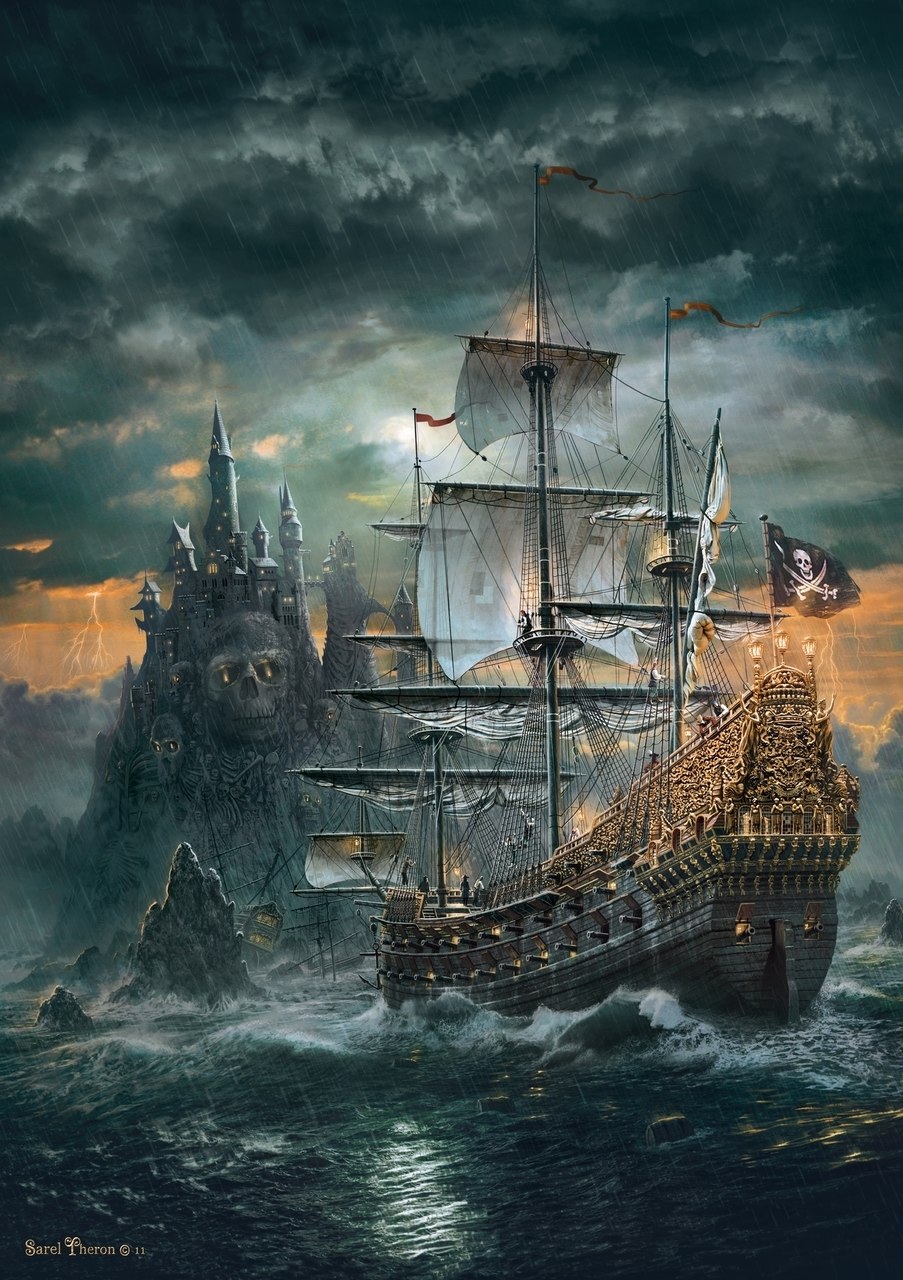 The Pirate Ship - 1500pc Jigsaw Puzzle by Clementoni  			  					NEW