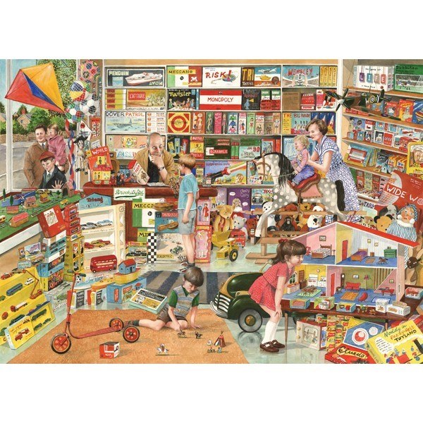 Times Past: The Toy Shop - 1000pc Jigsaw Puzzle by Holdson  			  					NEW