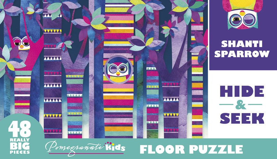Sparrow: Hide & Seek - 48pc Floor by Pomegranate  			  					NEW