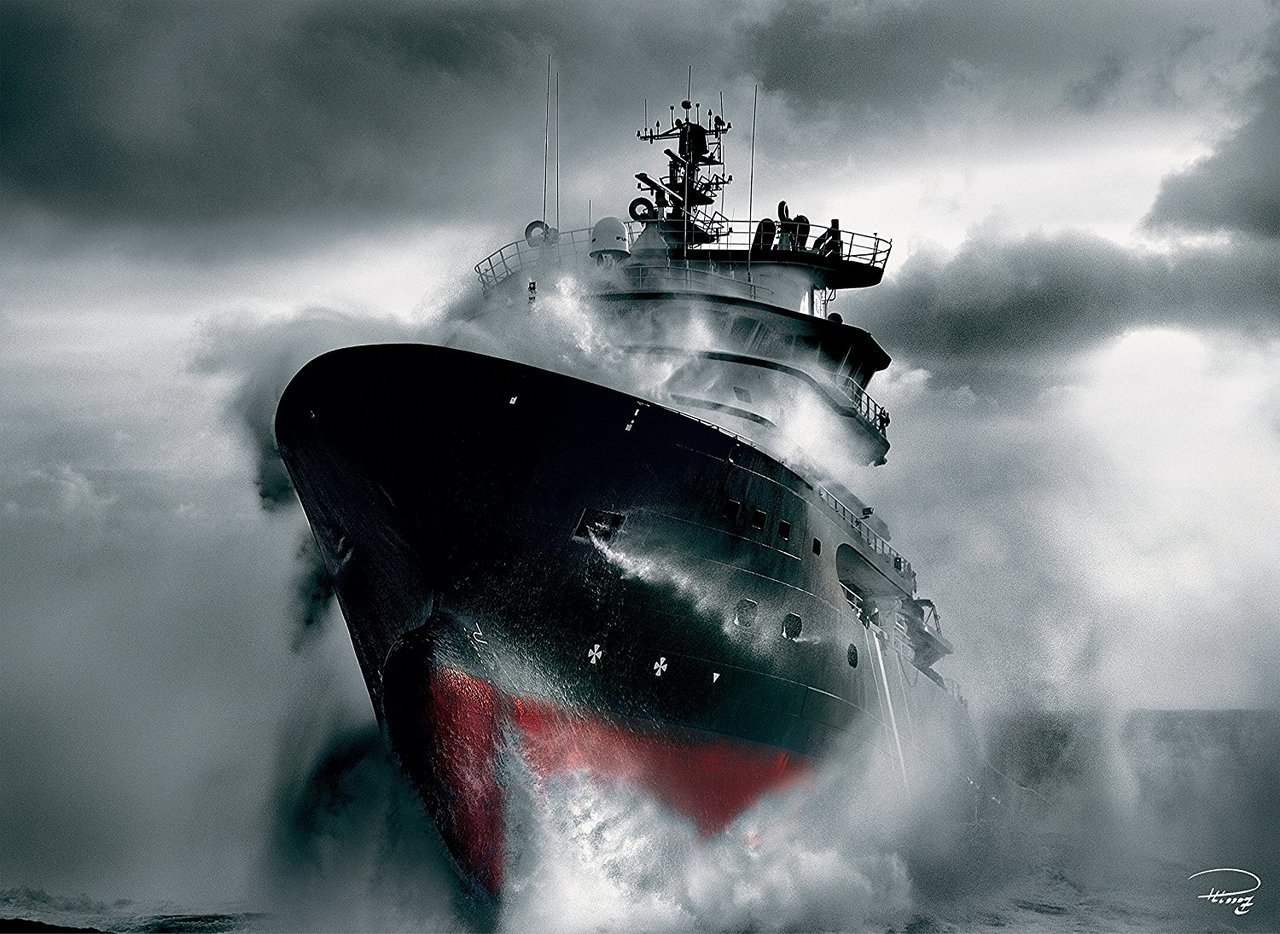 Plisson: Rescue at Sea - 1000pc Jigsaw Puzzle by Clementoni