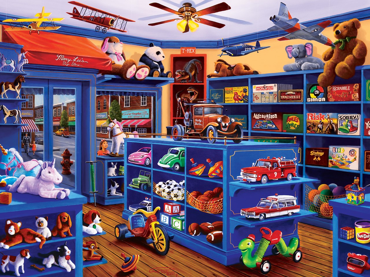 Mary Lee's Toy Store - 750pc Jigsaw Puzzle by Masterpieces  			  					NEW