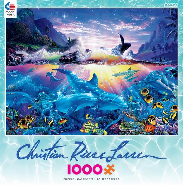 Christian Riese Lassen: Ocean Dance - 1000pc Jigsaw Puzzle by Ceaco  			  					NEW - image 1
