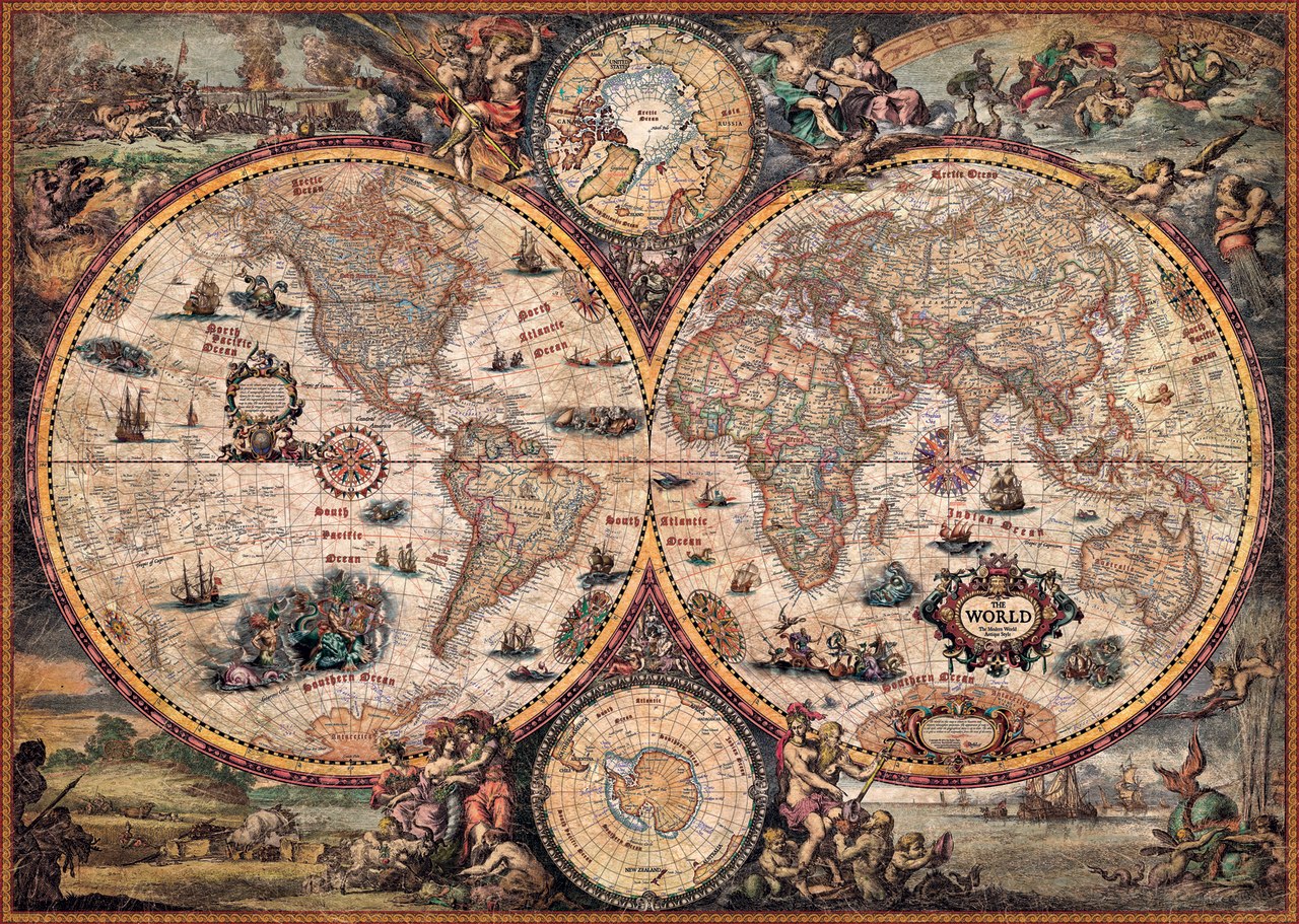 Vintage World - 2000pc Jigsaw Puzzle By Heye  			  					NEW