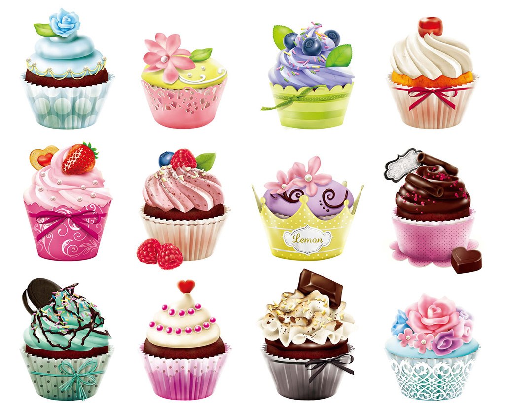 Cupcakes Multipack - 500pc Shaped Jigsaw Puzzle by Lafayette Puzzle Factory